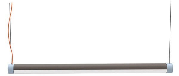 Lampa Wisząca Hübsch, brąz rdzawy, jadalnia, aluminium