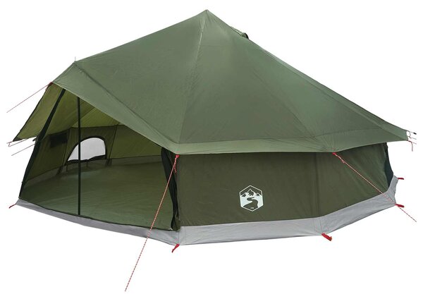 Namiot Tipi z dachem Oliwkowy zielony 600 x 600 x 350 cm