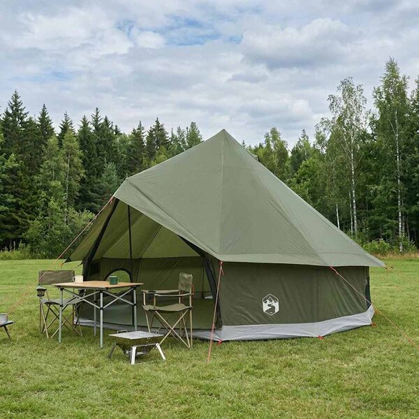 Namiot Tipi z dachem Oliwkowy zielony 300 x 300 x 200 cm