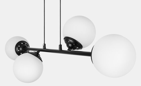 NOWOCZESNA LAMPA WISZĄCA CZARNA FINO W4