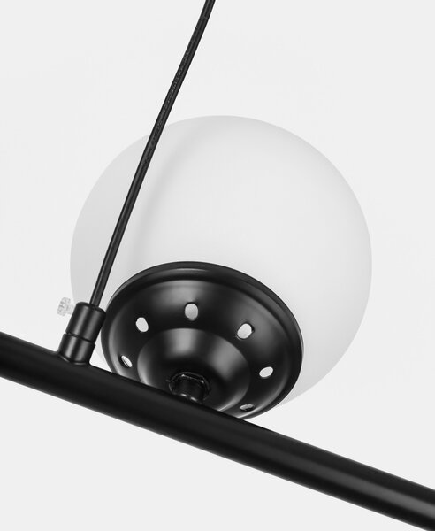 NOWOCZESNA LAMPA WISZĄCA CZARNA FINO W4