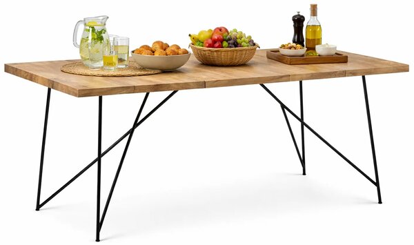 Stół industrialny z drewna mango kolor naturalny C3-G46