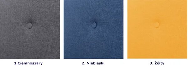 Niebieski 3-częściowy zestaw do salonu T3-E94