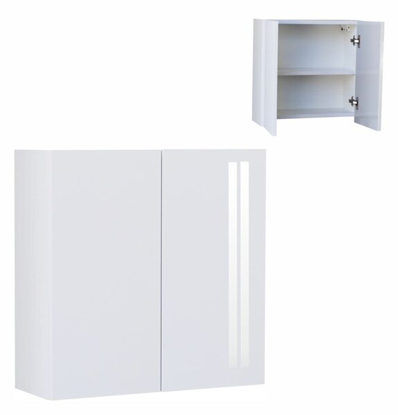 Nr. 1 Szafka łazienkowa wisząca wysoki połysk szer. 50cm Kod: 1304