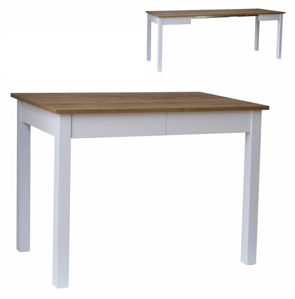 Stół 60x100/200 cm prostokątny rozkładany, blat 1,8 cm, nogi Drewniane „ Kwadratowe ” I ArtDHome