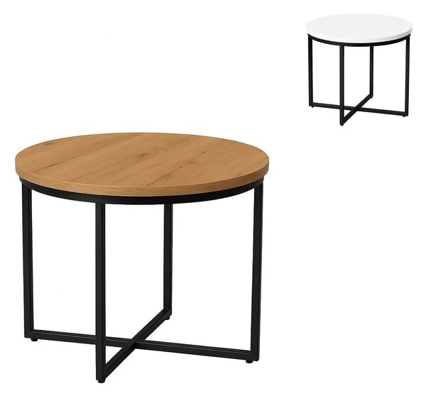 Stolik 55 cm okrągły, okolicznościowy, noga Metal I ArtDHome
