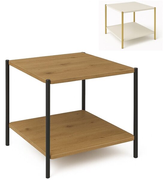 Stolik 50x50 cm kwadratowy okolicznościowy, nogi Metalowe I ArtDHome