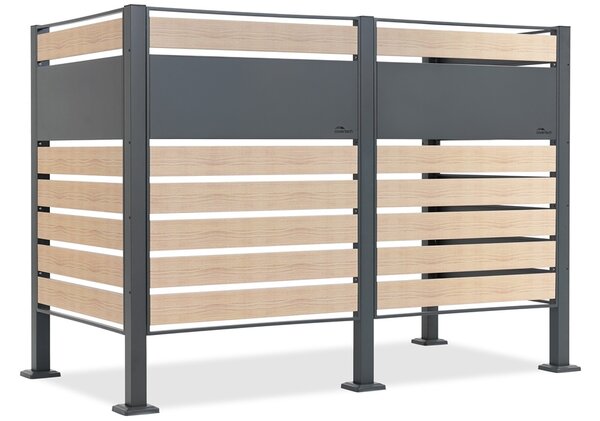 Obudowa na 2 kosze na śmieci 120l lub 240l Breda CoverTech