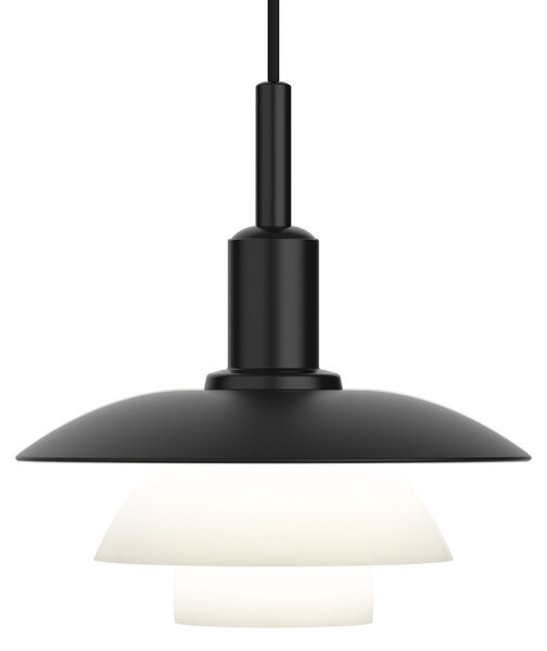Lampa Wisząca Louis Poulsen, PH 3/3, ściemnialny, czarny, salon, metal, design
