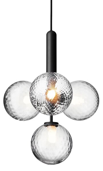 Lampa Wisząca Nuura Aps, Miira 4, ściemnialny, transparentny, salon, szkło, design