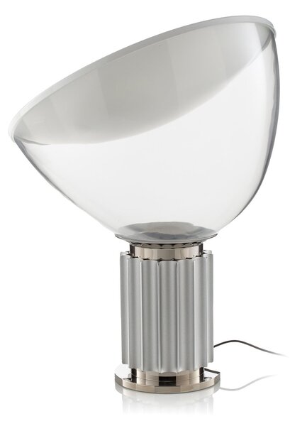 Lampa Stołowa FLOS, Taccia small, ściemnialny, transparentny, salon, metal, design
