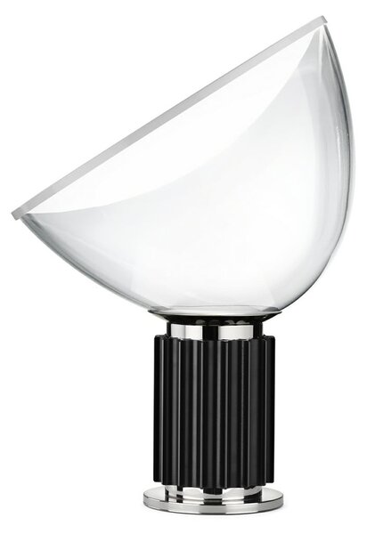 Lampa Stołowa FLOS, Taccia small, ściemnialny, czarny, salon, metal, design