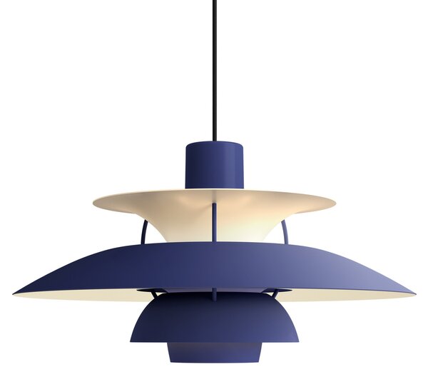 Lampa Wisząca Louis Poulsen, niebieski, salon, metal