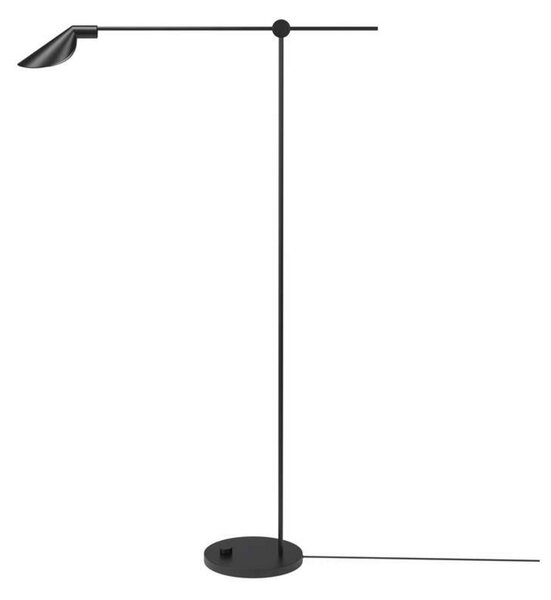 Lampa Podłogowa FRITZ HANSEN, ściemnialny, czarny, salon, metal