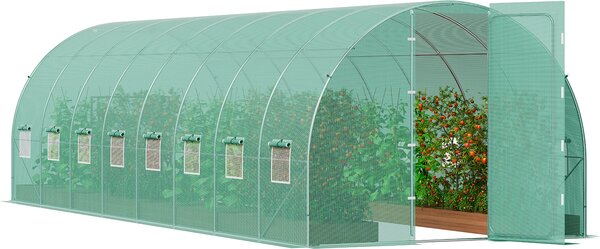 Szklarnia Tunelowa Vevor 27.4X9.5X7.4 Stopy Mocna Ocynkowana Rama Pe Cover