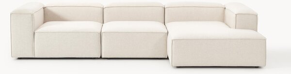Narożna sofa modułowa z mieszanki lnu Lennon (4-osobowa)