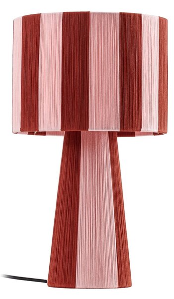 Lampa Stołowa Lindby, Suly, czerwony, salon, tkanina | tekstylia, młodzieżowy