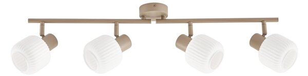 Lampy sufitowe NOLA, Evey, ściemnialny, biały, salon, szkło, skandynawski