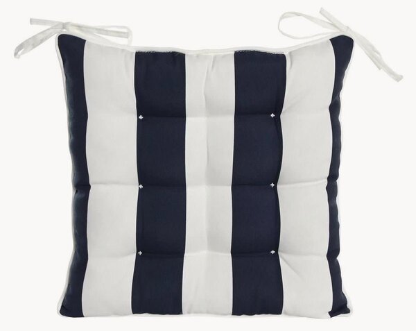 Poduszka na krzesło „Stripes Black I"