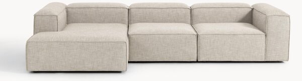 Narożna sofa modułowa z mieszanki lnu Lennon (4-osobowa)