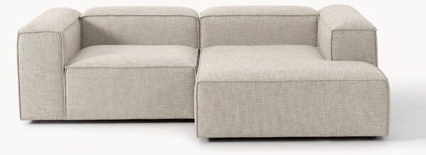 Narożna sofa modułowa z mieszanki lnu Lennon (2-osobowa)
