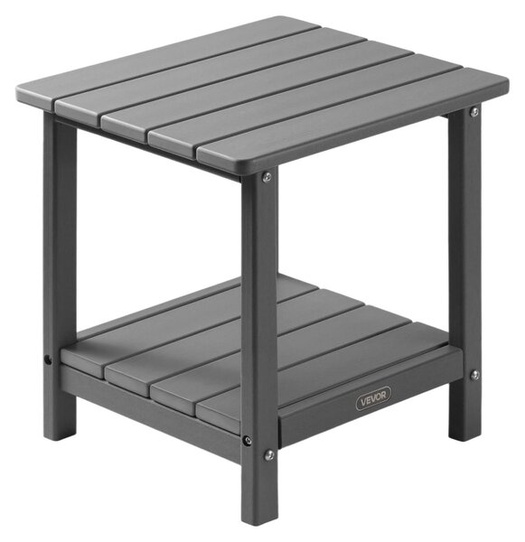 Vevor Stolik Boczny Ogrodowy Z Tworzywa Hdpe 45X38X44 Cm Solidny Szary