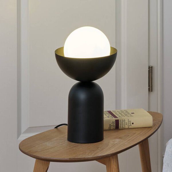 OSRAM Lampa stołowa Decor Bowl, czarny, salon / jadalnia, metal, nowoczesny