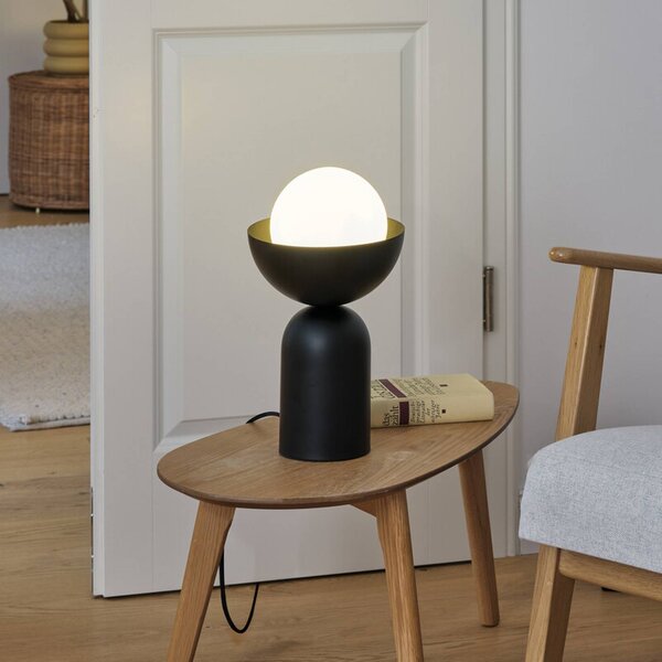 OSRAM Lampa stołowa Decor Bowl, czarny, salon / jadalnia, metal, nowoczesny