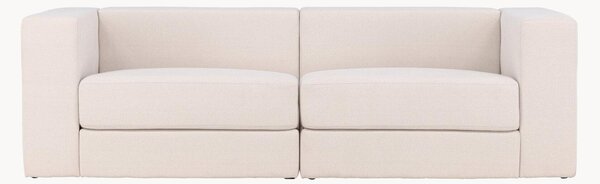 Sofa z efektem lnu Lumi (3-osobowa)