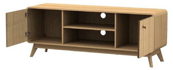 Szafka pod TV w dekorze dębu w naturalnym kolorze 140x53 cm Cassie – Støraa