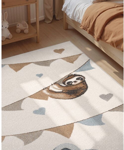 Kremowy dywan dziecięcy 160x230 cm Walk like an Elephant Rainbow Party – Villeroy&Boch