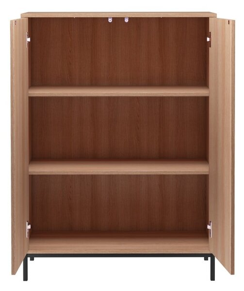 Szafka w dekorze dębu w naturalnym kolorze 80x110 cm Celine – Støraa