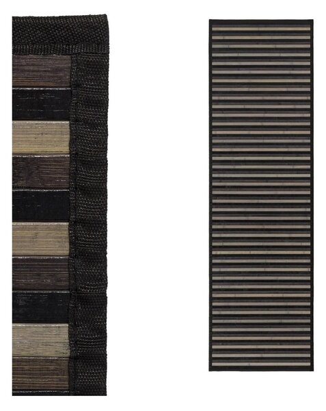 Szary bambusowy chodnik 60x200 cm – Casa Selección