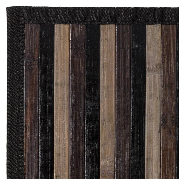 Szary bambusowy dywan 60x90 cm – Casa Selección