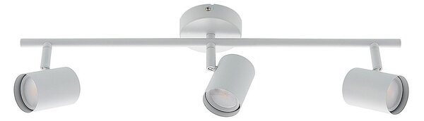 Lampa Sufitowa Lindby, Jorell, ściemnialny, biały, salon, metal, nowoczesny