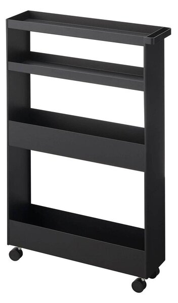 Stalowy regał łazienkowy w kolorze matowej czerni 48x80,5 cm Tower – YAMAZAKI