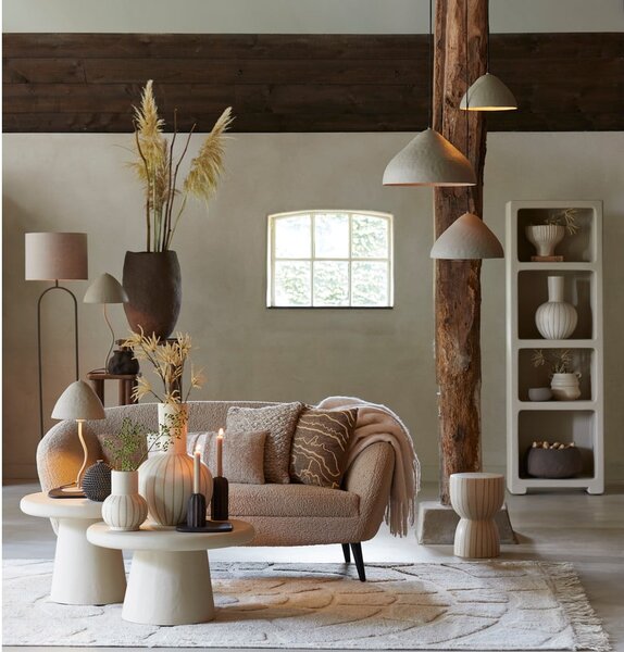 Beżowy okrągły stolik ø 70 cm Kulona – Light & Living