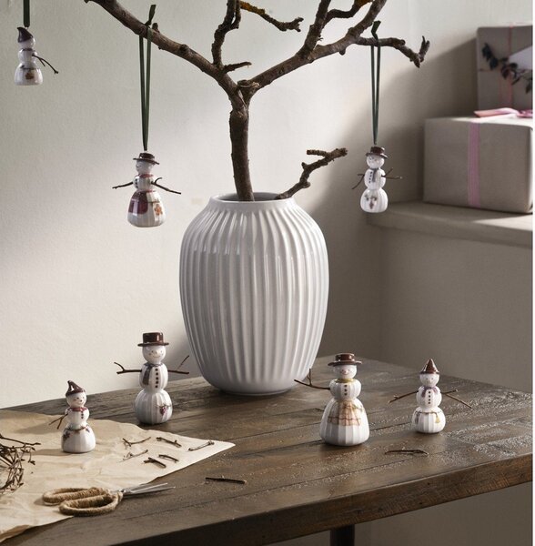 Porcelanowa figurka świąteczna (wysokość 11,5 cm) Hammershøi Snowman – Kähler Design