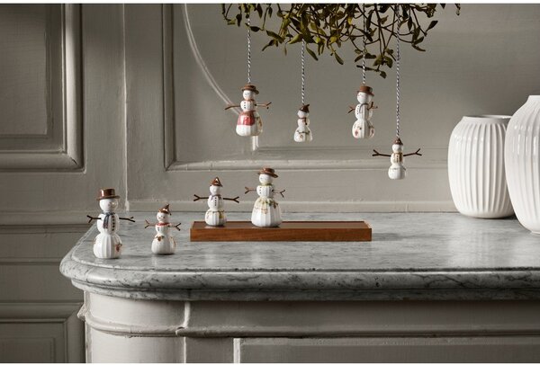Porcelanowa figurka świąteczna (wysokość 9 cm) Hammershøi Snowwife – Kähler Design