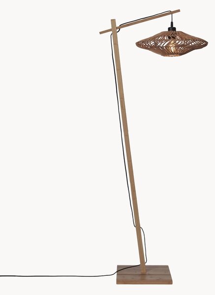 Lampa do czytania z rattanu Zanzibar
