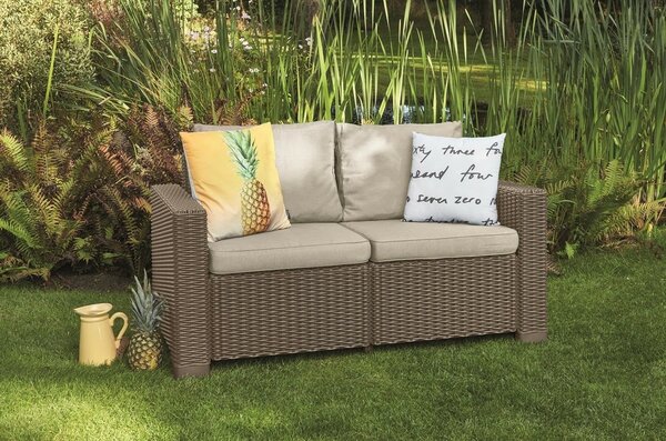 Keter kanapa ogrodowa California 141 x 68 x 72 cm, cappuccino