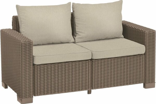 Keter kanapa ogrodowa California 141 x 68 x 72 cm, cappuccino