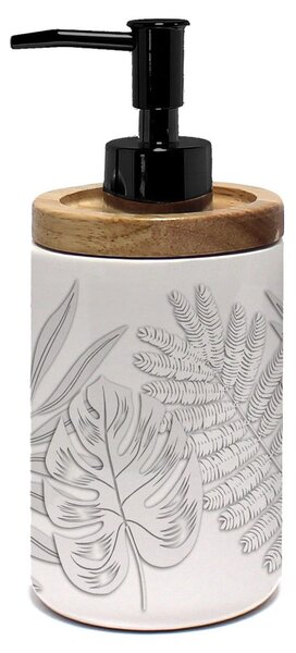 Biały ceramiczny dozownik do mydła 46 ml Amber – douceur d'intérieur