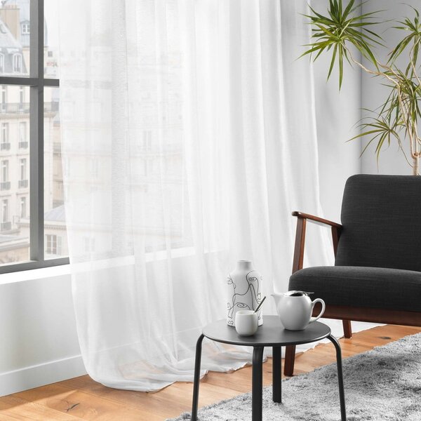 Biała firanka z woalu 300x240 cm Lissea – douceur d'intérieur