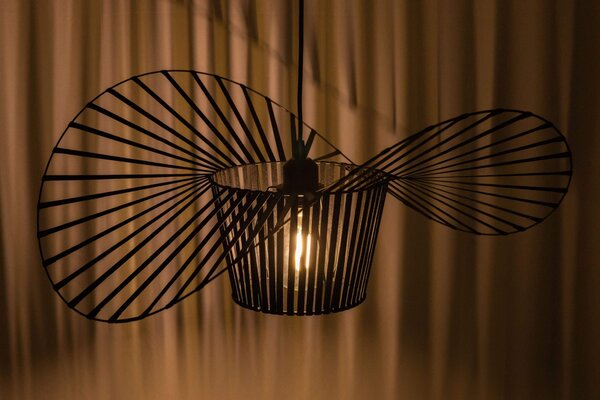 LAMPA WISZĄCA DESIGNERSKA CZARNA SOMBRERO D60