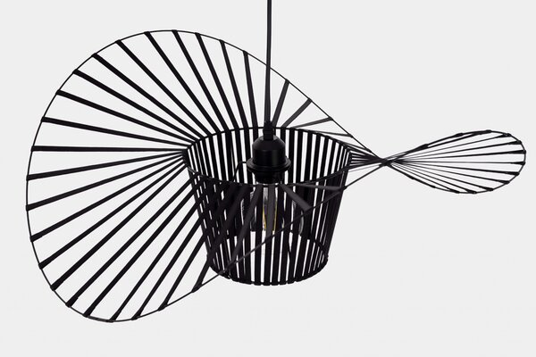 LAMPA WISZĄCA DESIGNERSKA CZARNA SOMBRERO D60