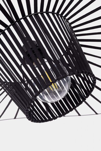 LAMPA WISZĄCA DESIGNERSKA CZARNA SOMBRERO D100