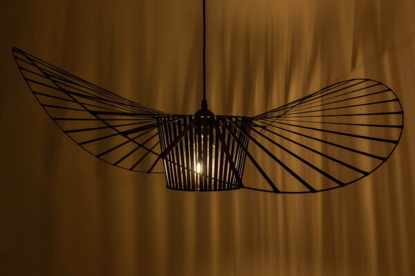 LAMPA WISZĄCA DESIGNERSKA CZARNA SOMBRERO D80