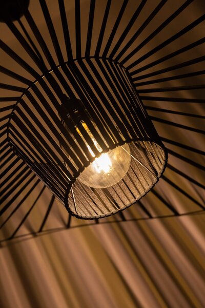 LAMPA WISZĄCA DESIGNERSKA CZARNA SOMBRERO D100