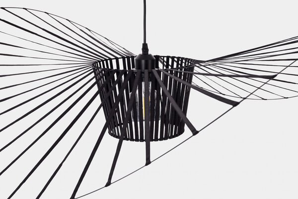 LAMPA WISZĄCA DESIGNERSKA CZARNA SOMBRERO D100